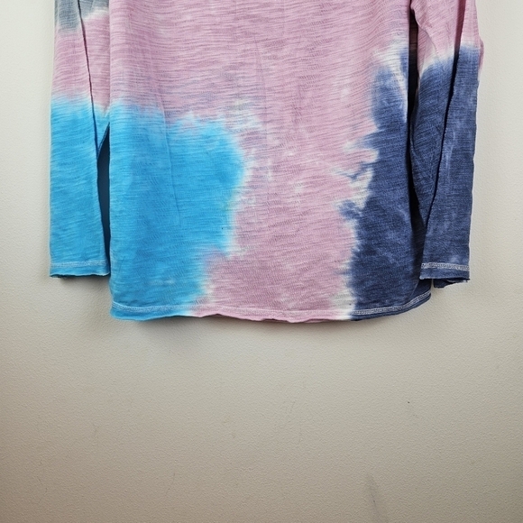 Chaser Plus Tie-Dye Waffle Top Size 1X - Picture 2 of 9